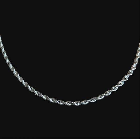 Rope Chain (Silver) 4mm