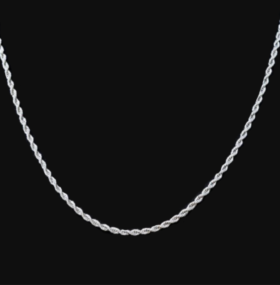 Rope Chain (Silver) 2mm
