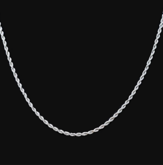 Rope Chain (Silver) 2mm