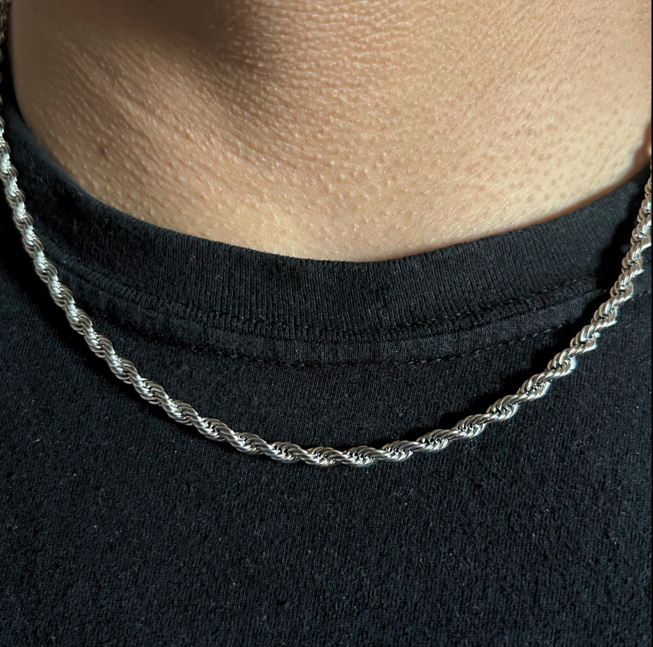 Rope Chain (Silver) 4mm