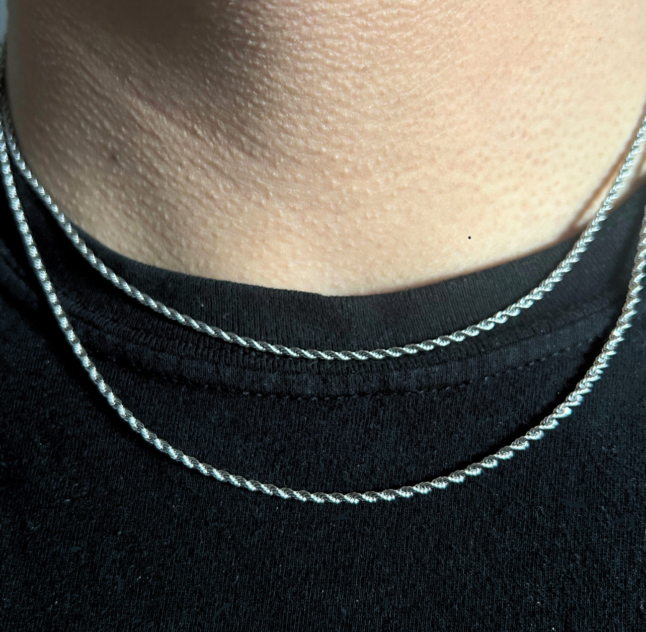 Rope Chain (Silver) 2mm