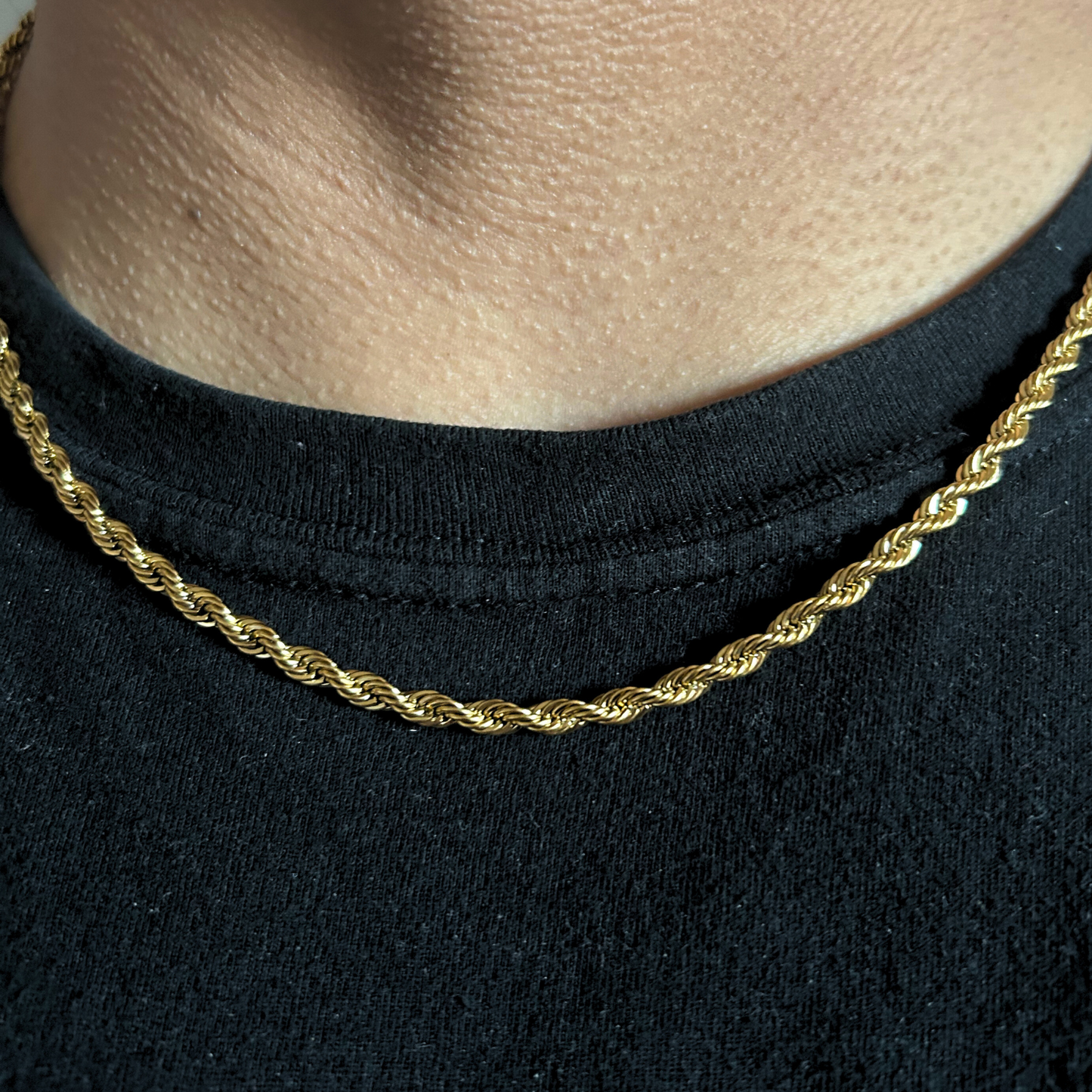 Rope Chain (Gold) 4mm