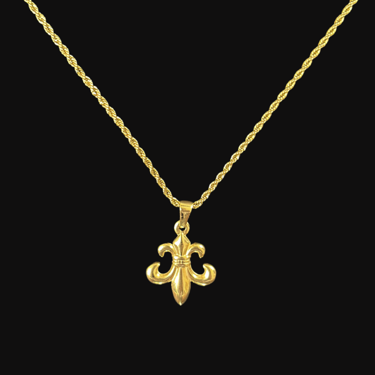 Fleur-de-lis Pendant (Gold)