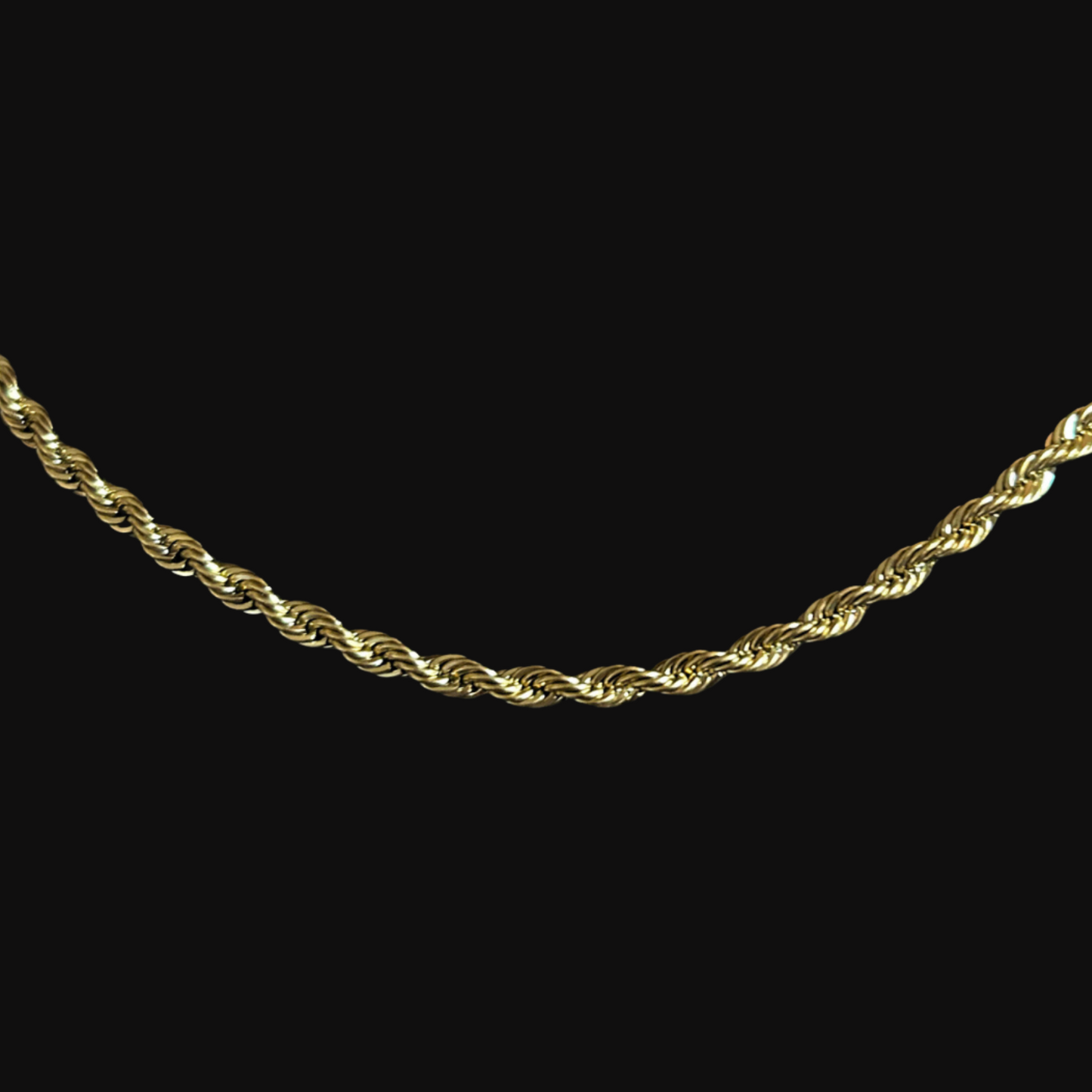 Rope Chain (Gold) 4mm